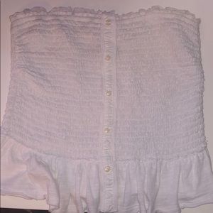 White tube top